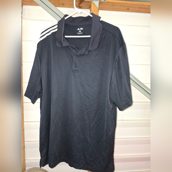 Adidas Climacool performance golf polo shirt  NAVY WITH WHITE SIZE 2XL - Picture 2 of 5